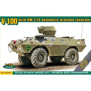 ACE Modelbouwpakket Militaire voertuigen - 72454 M706 - V-100 met XM-1...
