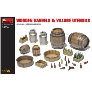 MiniArt 35550 - Fûts en bois et ustensiles de village pas cher