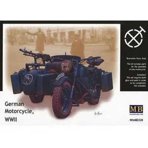 Master Box Maquette Moto Allemande Bmw R75 Avec Side-Car pas cher