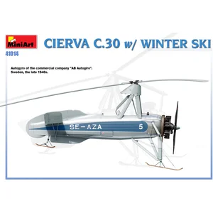 1:35 MiniArt 41014 Cierva C.30 met Winter Ski's - Helikopter Plastic Modelbouwpakket pas cher