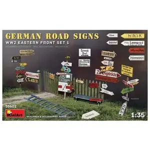 Comparateur de prix : German Road Signs Ww2 (eastern Front Set 1) - 1:35e - Miniart