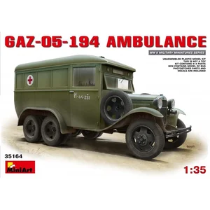 Miniart Echelle 1 : 35 "gaz-05 194 Ambulance Kit de modèle en Plastique pas cher