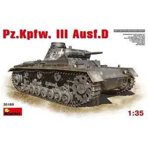 Miniart Models 135 Pz.Kpfw.Iii Ausf.D Model Kit pas cher