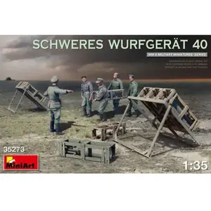 Comparateur de prix : 1:35 MiniArt 35273 Schweres Wurfgerät 40 Plastic Modelbouwpakket