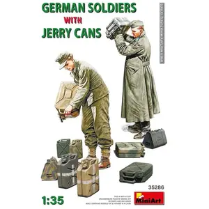 1:35 MiniArt 35286 German soldiers with jerry cans Plastic Modelbouwpakket