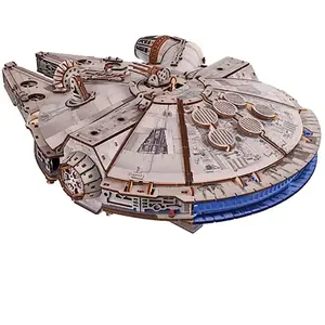 Faucon Millenium Puzzle 3D en bois Ugears pas cher