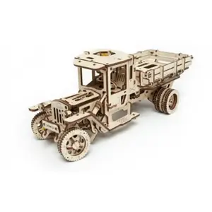 Kit d’artisanat en bois en 3D - UGEARS - Le camion UGM-11 - 420 pièces - Adulte pas cher