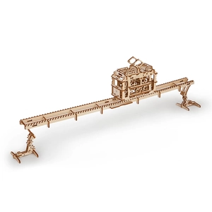 UGEARS Kit de Construction Tram, UG70008, Bois Non Fini pas cher