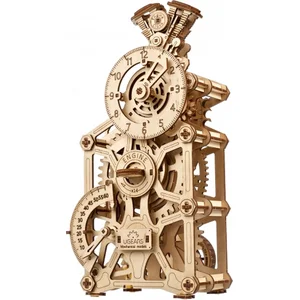 Non communiqué UGears modelbouw hout Motorklok tafelmodel engine clock pas cher