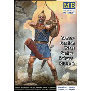 Master Box Modelbouwpakket Militaire voertuigen - 32016 Peltast - Grieks-Perzische Oorlogen No. 6 - Figuur Plastic - 1:32 pas cher