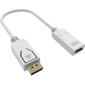 Vision TC-DPHDMI4K câble vidéo et adaptateur HDMI Type A (Standard) DisplayPort Blanc