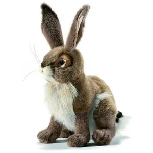 Hansa Hansa Blacktail Jack Rabbit Plush Animal Toy, 12