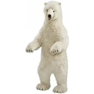 Hansa Peluche Geante Ours Polaire Dresse 150 Cm H Et 65 Cm L pas cher