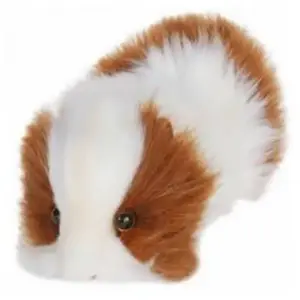 Hansa Cobaye Roux et blanc 20cm pas cher