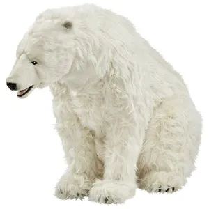Hansa Peluche Geante Ours Polaire Assis 92 Cm H Et 155 Cm LVendu parrakuten