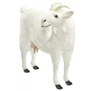 Hansa - Peluche chèvre blanche 103 cm pas cher