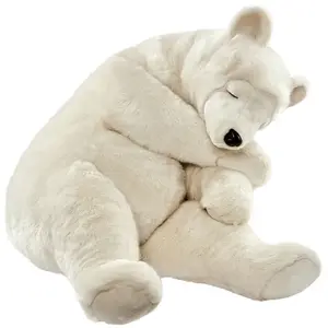 Hansa Peluche Geante Ours Dormeur 150 Cm H pas cher