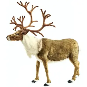 Hansa Peluche Geante Renne Nordic 130 Cm H Et 120 Cm LVendu parrakuten
