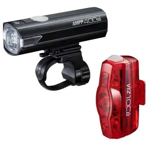 Cateye Ensemble De Lumières Ampp400s & Viz100 Ii pas cher