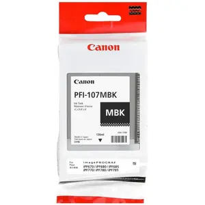 CANON Réservoir d'encre original PFI-107 MBK - 130 ml - Noir mat pas cher