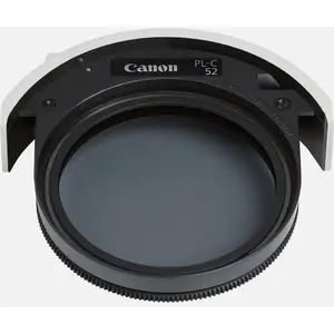 Canon Filtre enfichable 52 mm PL-C (52 mm, Filtre polarisant, 52 mm), Filtre photo, Noir pas cher