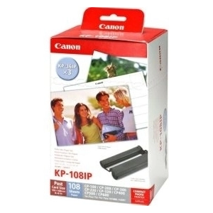 Canon KP-108IN Inktcartridge 3-kleuren + fotopapier pas cher