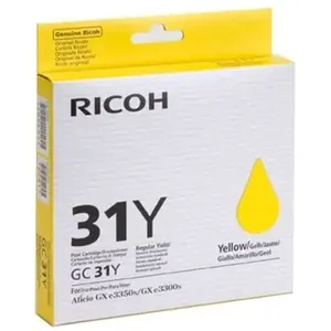 Comparateur de prix : Ricoh GC-31Y (405691) Inktcartridge Geel