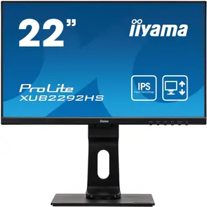 iiyama ProLite XUB2292HS-B1 (1920 x 1080 pixels, 22"), Moniteur, Noir pas cher