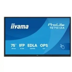 Comparateur de prix : iiyama TE7513A-B2AG, Affichage dynamique, Noir