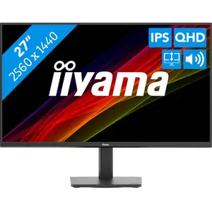 iiyama ProLite XB2793QSU-B1 - 27 inch - QHD - IPS - USB-Hub (2x) - ver...