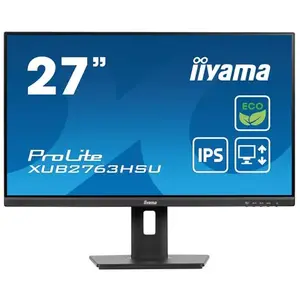 iiyama XUB2763HSU-B1 Moniteur 27", IPS, 1920 x 1080/100 Hz, 1H1DP, HAS pas cher