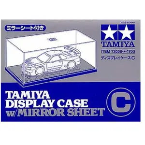 Tamiya Modelbouwpakket Acrylverf - 73008 Acryl Display Case Type C - Spiegelbodem - 240x130x110mm - 1:20 Rautos en 1:24 Autos Display case - Tamiya - Modelbouw