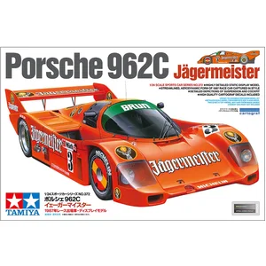 TAMIYA 24372 1:24 Porsche 962C Jägermeister Maquette Kit de construction en plastique pour loisirs, bricolage, collage, modélisme, modélisme en plastique pas cher