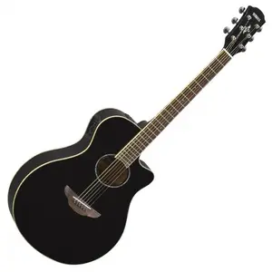Yamaha APX600 Black elektrisch-akoestische westerngitaar pas cher