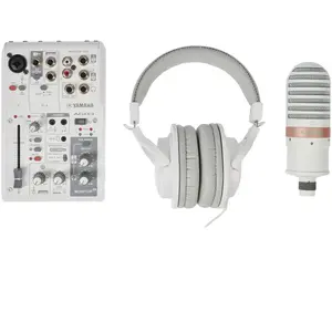 Yamaha AG03 MK2 Live Streaming Pack White - USB-mixer pas cher