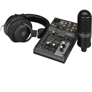 Yamaha AG03MK2 Pack Livestream table de mixage mélangeur USB noir pas cher