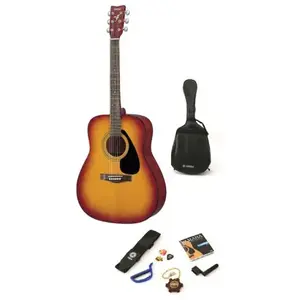 Comparateur de prix : Pack complet guitare folk yamaha f310 ptbs - tobacco brown sunburst