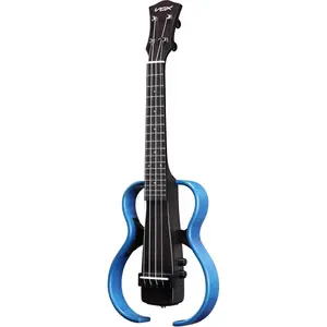 VOX VFU-1 Frame Ukulele Flame Maple Blue elektrische concert ukelele pas cher