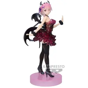 Banpresto Figurine Re Zero - Clear & Dressy Ram Special Color Ver 22cm pas cher