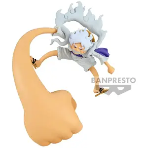 Banpresto Figurine One Piece - Fist Monkey D Luffy Gear5 Vol 4 12cm pas cher