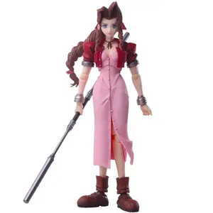 FINAL FANTASY VII FIGURINE BRING ARTS AERITH GAINSBOROUGH 14 CM SQUARE pas cher