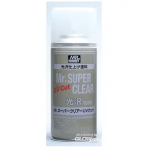 Mr Hobby -Gunze Mr. Super Clear UV Cut Gloss Spray (170 ml) pas cher