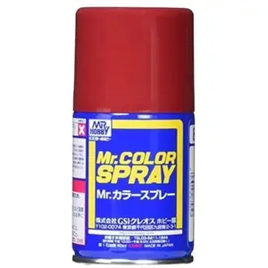 GSI CREOS MR. COLOR SPRAY GLOSS 100ML, SHINE RED MR HOBBY - GUNZE S-08Vendu parbol