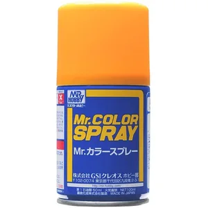 Gunze S-058 - Mr. Color Spray 100 ml Orange Yellow - Spuitbus voor Plastic Modelbouw