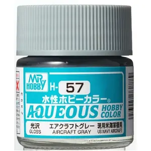 Mrhobby - Aqueous Hob. Col. 10 Ml Aircraft Gray (Mrh-h-057) - modelbouwsets, hobbybouwspeelgoed voor kinderen, modelverf en accessoires