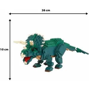 nanoblock - NBM-033 - Dinosaur Deluxe Edition Triceratops - Advanced Series pas cher