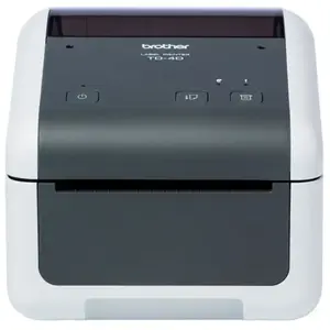 Brother TD4210D (203 dpi), Imprimante d'étiquettes, Blanc, Gris pas cher