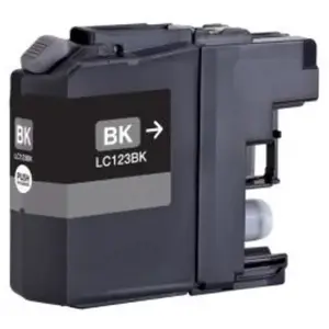 Brother LC123BK - à rendement élevé - noir - originale - cartouche d'encre pas cher