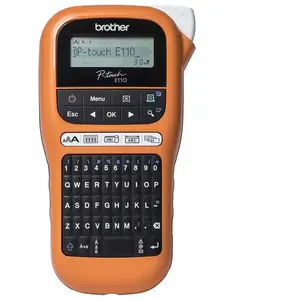Brother Brother Pt-E110 Stampante Per Etichette (Cd) Trasferimento Termico 180 X 180 Dpi 20 Mm/S Hge/Tze Qwerty pas cher