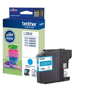 Brother LC221C - cyan - originale - cartouche d'encre pas cher